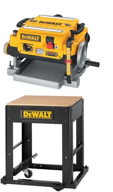 DEWALT Thickness Planer 13in Three Knife 2 Speed with Mobile Stand